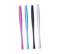 Gadpiparty 4pcs Capacitive Stylus Pen Set Conductive Fiber Cloth Tips for Handwriting and Touch Screen, Compatible Phone and Tablet, Includes Red, Blue, Silver, and Black for Precision Writing