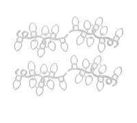 Gadpiparty 4pcs Carbon Steel Christmas Ornament Cutting Dies Stencil for DIY Scrapbooking and Card Making Embossing Molds Compatible with Soft and Thick Paper Crafts