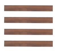Gadpiparty 4pcs Carbonized Wood Blocks for Carving, Unfinished Hardwood Strips with Smooth Finish and Easy Sanding, for DIY Projects and Wood Crafting, 15.6x1.6x0.8 Inch