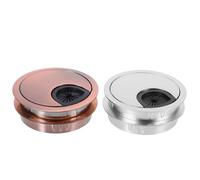 Gadpiparty 4pcs Desk Grommet for Wire Organizer 60mm Desk Hole Cover for Cables Desktop Equipment Wiring Management Home Office Table Cabinet