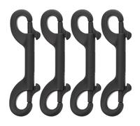 Gadpiparty 4pcs Doubleended Triggersnapclasps Metalspringhook Forpetleash Dogleashclips Heavyduty Forlinking Keychain