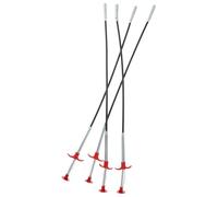 Gadpiparty 4Pcs Drain Remover Cleaning Tool with Four-Claw Flexible Grabber, Multifunctional Dredging Tool for Kitchen Sink, Toilet and Bathroom Drain Unblocking