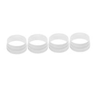 Gadpiparty 4pcs Dryer Vent Adapter Duct Reducer and Increaser for Kitchen Hood Construction Leak Connection Seamless Installation for Range Hoods