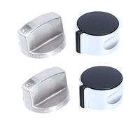 Gadpiparty 4pcs Ergonomic Gas Stove Knob Compact Lightweight Easy to Use Control Knobs