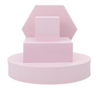 Gadpiparty 4pcs Geometric Photo Prop Photography Background Props Foams Cube No Deformation Easy to Carry Assorted Color for Photography of Commodities and Gadgets