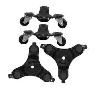 Gadpiparty 4pcs Heavy-duty Furniture Moving Tools with Swivel Wheels Carbon Steel and Abs Construction for Office Home Appliance Dolly Mover Furniture Sliders for Hardwood Floors Easy