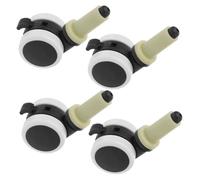 Gadpiparty 4pcs High Chair Replacement Wheels Baby Booster Chair Casters Accessories Universal Fit Baby Feeding Booster Seat Parts Random Color