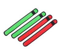 Gadpiparty 4Pcs LED Horse Leg Bands Straps for Riding Safety and Night Visibility, Washable Red Green Equine Ankle Wraps for Outdoor Horse Riding Equipment and Decorative Use