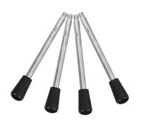 Gadpiparty 4pcs Male Thread Revolving Crank Handles for Industrial Equipment Carbon Steel Long Arm Handwheel Knobs Metal Clamping Lever for Lathe and Milling Machines