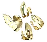 Gadpiparty 4pcs Metal Guitar Finger Picks Thumb Plectrum Comfortable Fit for Acoustic Ukulele Banjo Playing