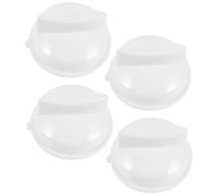 Gadpiparty 4pcs Microwave Knob Replacement Durable Timer Control Button for Various Models Easy to Operate Microwave Oven Part