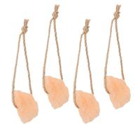 Gadpiparty 4Pcs Natural Mountain Salt Lick Block for Horses Cows Deer and Livestock, Natural Salt Feeding Supplement for Goats and Rabbits, Animal Health Accessory