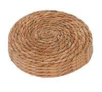 Gadpiparty 4pcs Natural round Woven Grass Coasters with Heat Insulation and Antislip Features, Suitable for Tea Trays and Teacups on Table in Living Dining Room