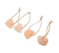 Gadpiparty 4pcs Natural Salt Lick Block for Cattle Deer Horses Livestock Weatherproof Mineral Health and Growth Easy to Place for Animal Nutrition