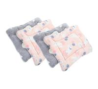Gadpiparty 4pcs Pet Mat Heated Small Animal Sleeping Pads for Hamster, Guinea Pig, and Hedgehog Cage with Thickened Cloth Material, Protects Furniture and Easy to Clean, Winter Warm Animal