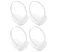 Gadpiparty 4pcs Plastic Earmuff Inner Skeleton Frame Bracket Accessories with Comfortable Fit and Easy Cleaning for Everyday Use, Middle Frame Design with 9.5cm Bowl Width