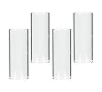 Gadpiparty 4pcs Premium Glass Guitar Slide for Bass and String Instruments, Comfortable for Long Sessions, Tone Enhancement Accessory for Performance and Improvisation, 2.36 Inch Musical