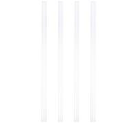 Gadpiparty 4pcs PVC Round Tubes with Creep Resistance and Wear Resistance, Sturdy Hard Unbreakable Tubing for Exhibition and Office Buildings