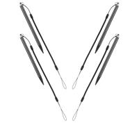 Gadpiparty 4pcs Resistive Touch Screen Stylus Pens with Spring Lanyard Writing Pen for Pos Systems Enhanced Precision for Seamless Interaction Resistive Screens