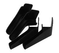 Gadpiparty 4pcs Rv Rain Gutter Spouts Durable Rainwater Diverter for Roof Easy Installation Efficient Water Flow Management Black Left Right for Motorhomes