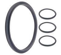 Gadpiparty 4pcs Silicone Juicer Mixer Seal Rings Replacement Gaskets for Juicer Parts, Easy to Install and Flexible, Suitable for Kitchen Appliance Repair