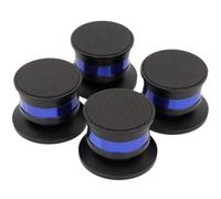 Gadpiparty 4pcs Speaker Vibration Dampers Isolation Feet Pads for CD and Dvd Players, High Hardness Bronze and Rubber Material Absorbs Vibration, Supports to 100kg, for Home Audio
