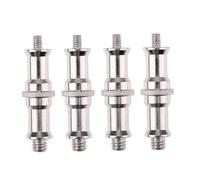 Gadpiparty 4pcs Spigot Screw Adapter for Photography Equipment All Construction Easy to Assemble Compatible Light Stands and Tripods