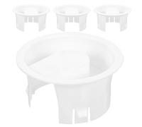 Gadpiparty 4pcs Splashproof Water Pitcher Lids Replacement Covers, White Beverage Dispenser Jug Lid with Filter Strip, Easy to Clean and Sturdy for Tea Enthusiasts