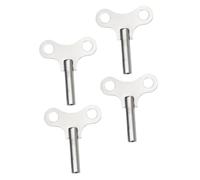 Gadpiparty 4pcs Steel Clock Keys Winding Tools for Old Mechanical Clocks Easy to Use Durable Tool Compact Portable Design