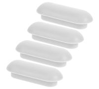 Gadpiparty 4pcs Toilet Bumper Cushions Self-Adhesive Plastic Pads for Noise Reduction, Toilet Seat Buffer Replacement Kit Suitable for Schools and Hotels