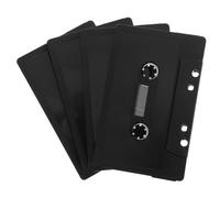 Gadpiparty 4pcs Vintage Blank Audio Cassette Tape Wall Decor DIY Handcraft Supply with Edges for Home Office Study Decoration