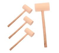 Gadpiparty 4Pcs Wooden Judge Gavel Practical Courtroom Hammer for Lawyers and Judges Material Easy to Use and Store for School Plays and Legal Role Play