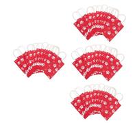 Gadpiparty 4sets 12pcs Dog Paw Present Bags Portable Paper Storage Pouches Capacity Treat Packaging for Parties Sturdy and Convenient for Candy and Themed Celebrations 12pcs*4