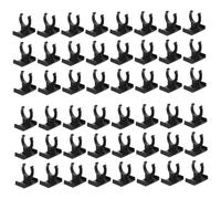 Gadpiparty 4sets Adjustable Plastic Plinth Clips for Kitchen Cabinets Durable Furniture Levelers for Chairs Easy Snap Design for Height Adjustment Protects Floors and Furniture 12pcs*4