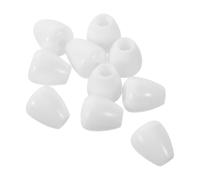 Gadpiparty 5 Pairs Silicone Stethoscope Ear Tips Replacement for Doctors and Nurses, Soft Gourd-shaped Earpieces with Smooth Finish, Minimizing Local Irritation and Reduced Friction, White,