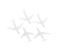 Gadpiparty 5 Pcs Airport Facilities Model Plane Airplane Miniature Plane Ornament Cabinet Decoration Large Scale Model Airplane Kits Ups Plastic White