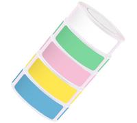 Gadpiparty 5 Rolls Colored Self-Adhesive Thermal Labels 12x40mm, 160pcs Multi-Color Name Tags and Price Stickers for Thermal Printer, Multipurpose Home and Office Labeling