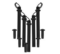 Gadpiparty 5 Sets Folding Fan Repair Kit with Iron Rivet Nuts for Paper Fans High Durability Suitable for Handmade Repairs and Office Use