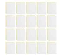 Gadpiparty 50 Sets 2-Part Blank Carbonless Paper Duplicate Printing Paper for Order Forms Office Use White and Yellow Carbonless Sheets Time Saving Portable