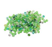 Gadpiparty 500pcs Green Glass Beads for Jewelry Making with Smooth Finish 2mm Round Loose Beads for Bracelets and Necklaces, for Crafting Projects and DIY Creation