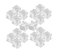 Gadpiparty 50pcs Acrylic Ice Cubes Fake Ice Cubes Decorative Reusable Artificial Irregular Square Shape Photography Props and Vase Filler for Home and Event Decoration