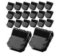 Gadpiparty 50pcs Auto Mudguard Retainer Clips for Car Mud Flap and Engine Guard, U Shaped Alloy Fasteners with Waterproof Secure Support, for Automotive Repair and Splash Shield Installation