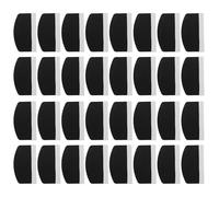 Gadpiparty 50Pcs Black Curved Edge Phone Screen Film Squeegee Tool, Vinyl Wrap Smoothing Scraper for Mobile Film Application, Car Tint and Decal Wrap Helper