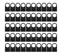 Gadpiparty 50pcs Black Push Button Switch Notice Board with Bright Indicator and 22mm round Opening for Electrical Equipment in Confined Areas and Industrial Environments