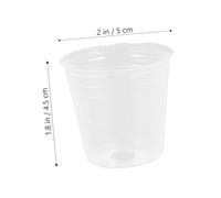 Gadpiparty 50Pcs Clear Orchid Nursery Pots Small Breathable Plant Seedling Containers for Succulent Propagation and Indoor Gardening with Drainage