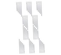 Gadpiparty 50Pcs DIY Wind Chime Tubes Aluminum Craft Supplies for Making Wind Chimes Pre-drilled Tubes for Indoor Outdoor Decoration and Relaxing Tones