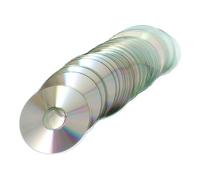 Gadpiparty 50Pcs Double-Sided DIY CD Discs for Crafts Home Decoration Safe Plastic Children's Creative Early Education Smooth Edges
