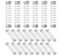 Gadpiparty 50pcs Mechanical Mini Spring - Stainless Steel Small Compression Springs 0.4mm Wire Diameter - Pressure Coil Replacement For Diy Craft Office Supplies Home And Professional Use