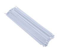 Gadpiparty 50pcs Metal File Rail Replacement Adjustable File Bar Document Divider White 32.5cm Easy Storage Versatile Use Office Organizer