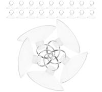 Gadpiparty 50pcs Plastic Suction Cups for Pet Hammock Accessories Reusable Small Pet Hammock Fixer Suitable for Fixing on Window or Living Room